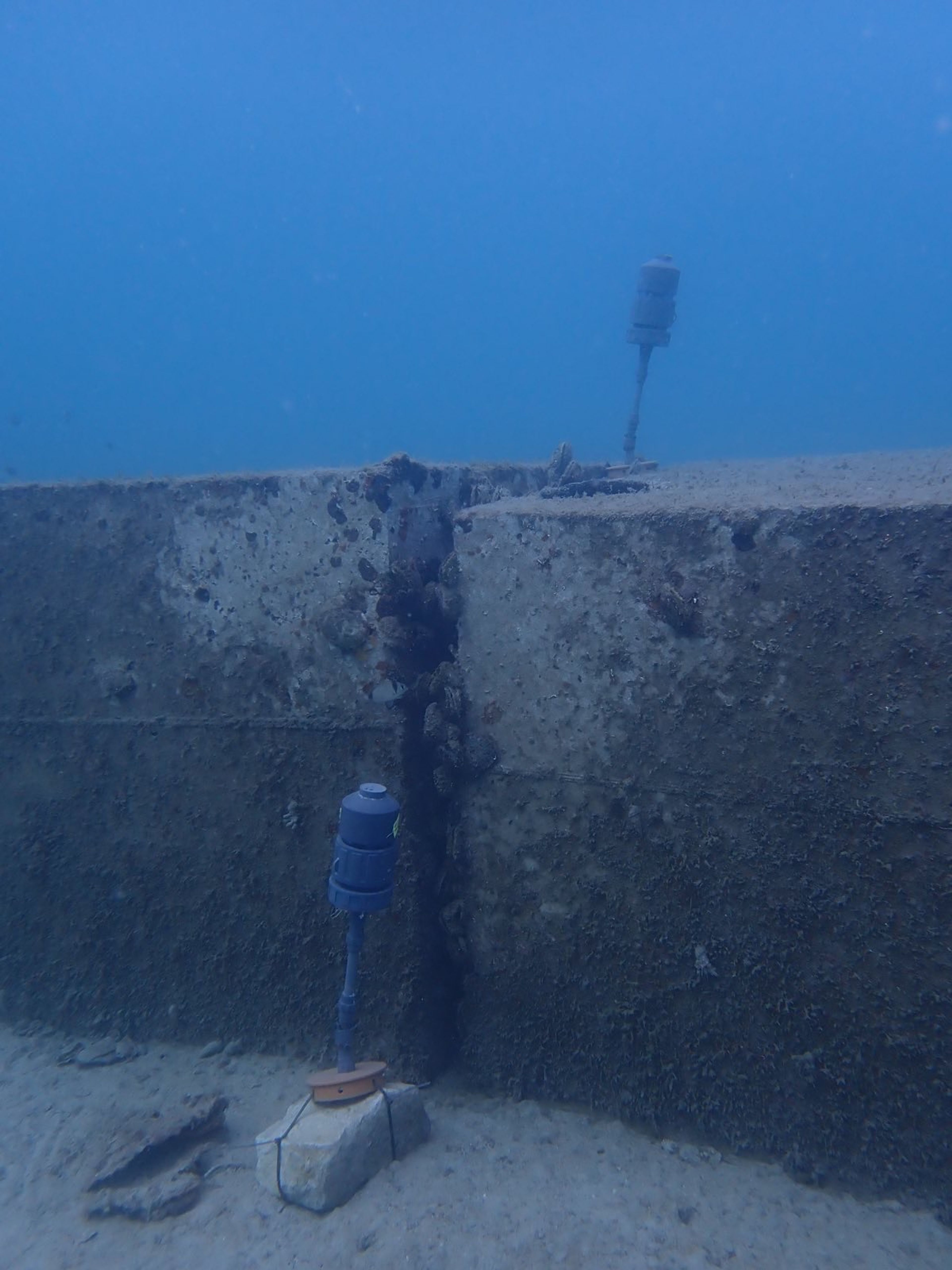 Sensors around the Wall in Valsaline, February 2025. Credit: Karmen Franinovic 